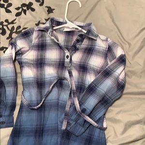 Girls long sleeve shirt dress